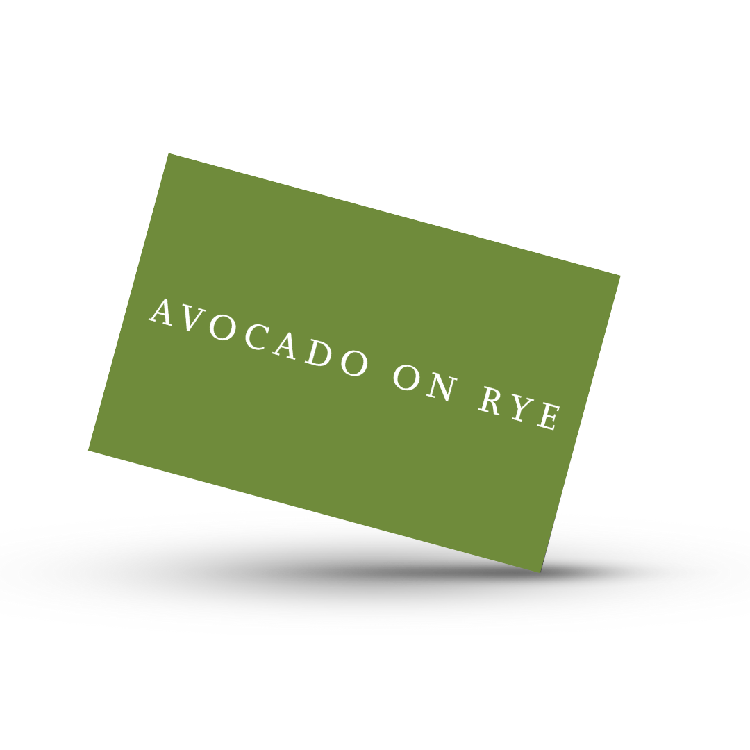 Avocado on Rye Gift Card